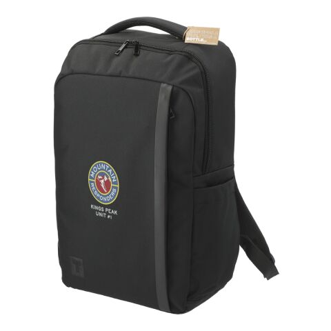 Tranzip Recycled 17&quot; Computer Backpack Black | No Imprint | not available | not available