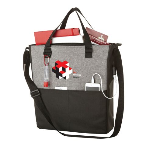 Cameron Convention Tote w/ USB Port Graphite | No Imprint | not available | not available