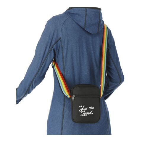Rainbow RPET Crossbody Tote Black | No Imprint | not available | not available