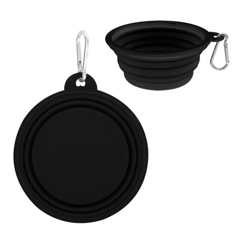 Collapsible Pet Bowl Black | No Imprint | not available
