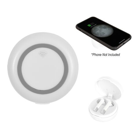 TEMPO TRUE WIRELESS EARBUDS &amp; CHARGING BASE White