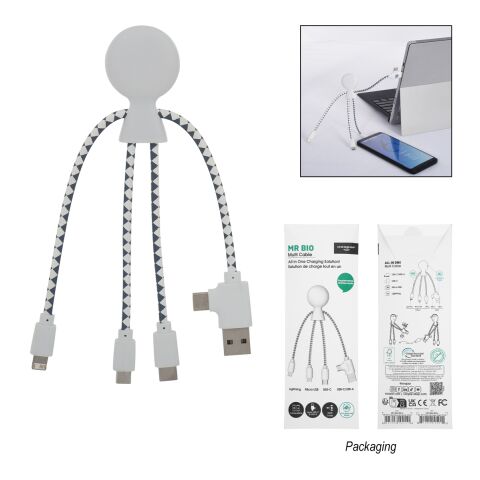 XOOPAR MR BIO ALL IN ONE CHARGING CABLE Standard | White | No Imprint | not available