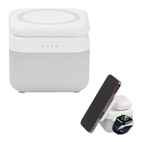 3-IN-1 Modularized Wireless Charger White/Gray | No Imprint | not available | not available