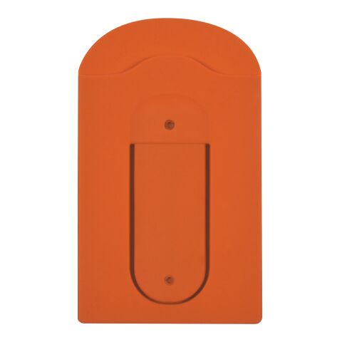 Silicone Vent Phone Wallet With Stand Orange | No Imprint | not available | not available