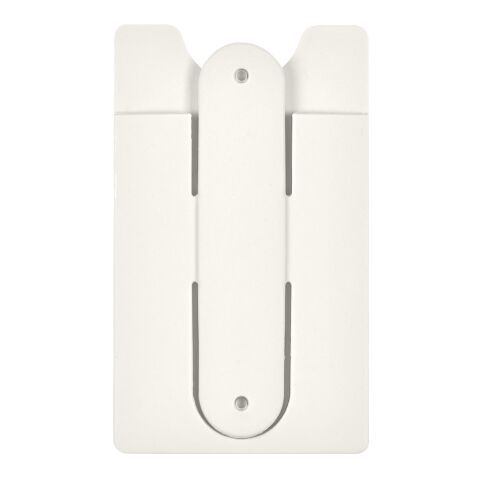 Silicone Phone Wallet With Stand White | No Imprint | not available | not available