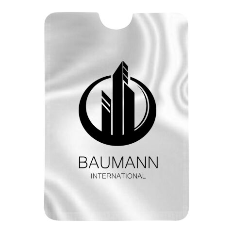 RFID Data Blocking Phone Card Sleeve Silver | No Imprint | not available | not available