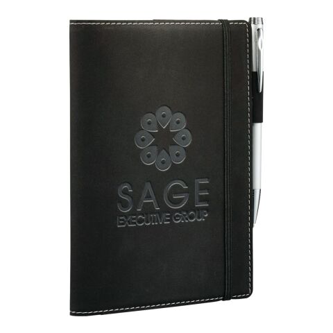5.25&quot; x 7.5&quot; Revello Refillable JournalBook® Black | No Imprint | not available | not available