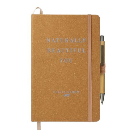 5.5&quot; x 8.5&quot; Recycled Leather Bound JournalBook® Natural | No Imprint | not available | not available