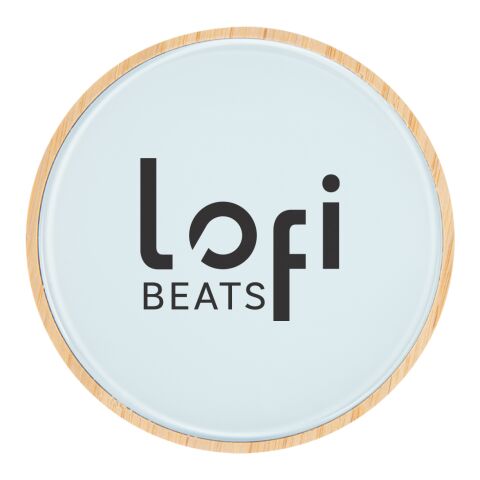 10W Glass &amp; Bamboo Wireless Charger Beige | No Imprint | not available