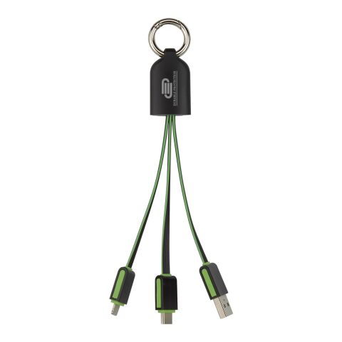 3-In-1 Light Up Charging Cables Frost Green | No Imprint