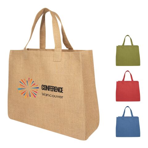 Juliet Jute Tote Bag Red | No Imprint | not available | not available