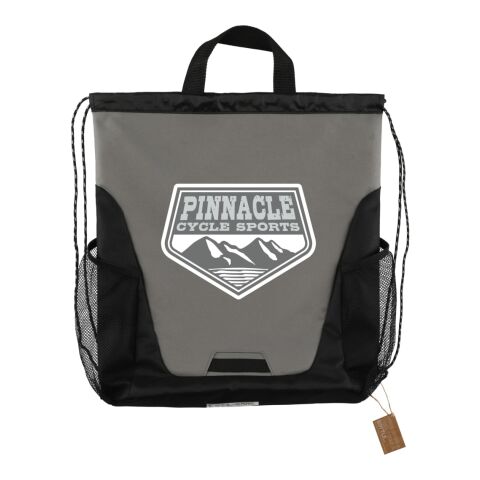 Rainier Recycled Drawstring Bag Gray | No Imprint | not available | not available