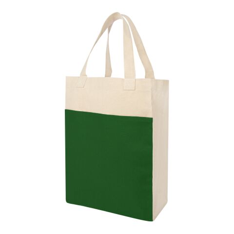 Co-Op Canvas Shopper Tote Bag Green/Natural