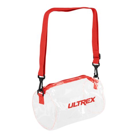 Seymour Clear Barrel Bag Red | No Imprint | not available | not available