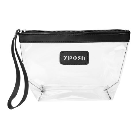 Posh Clear Wristlet Pouch Black | No Imprint | not available | not available