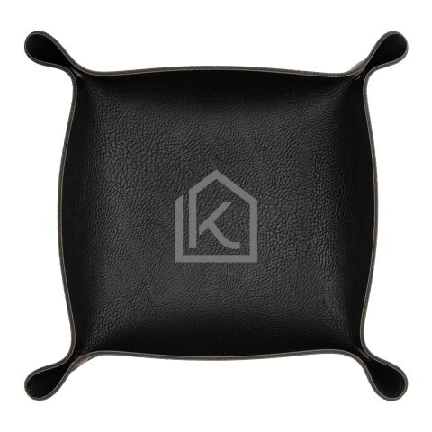 Leatherette Catchall Tray Black | No Imprint | not available | not available