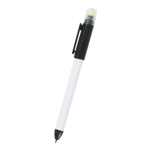 Twin-Write Pen With Highlighter White | No Imprint | not available | not available