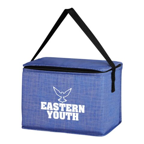 Crosshatch Non-Woven Lunch Bag Blue