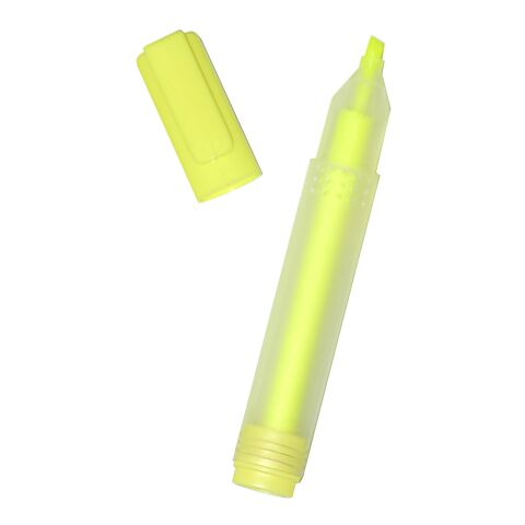 Frosted Barrel Highlighter  Yellow | No Imprint | not available | not available