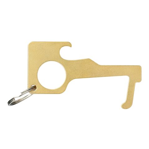 No Contact Keychain - Brass Standard | Brass | No Imprint | not available | not available