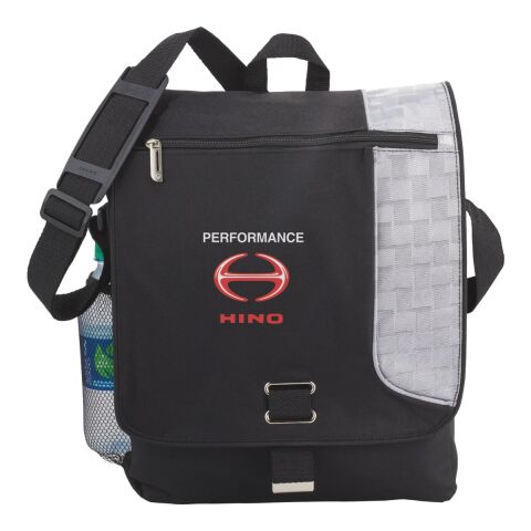 Gridlock Vertical 15&quot; Computer Messenger Bag Standard | Black | No Imprint | not available | not available
