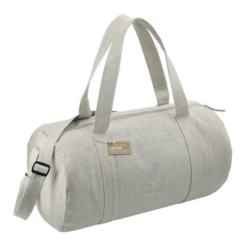 Repose 10oz Recycled Cotton Barrel Duffel Gray | No Imprint | not available | not available