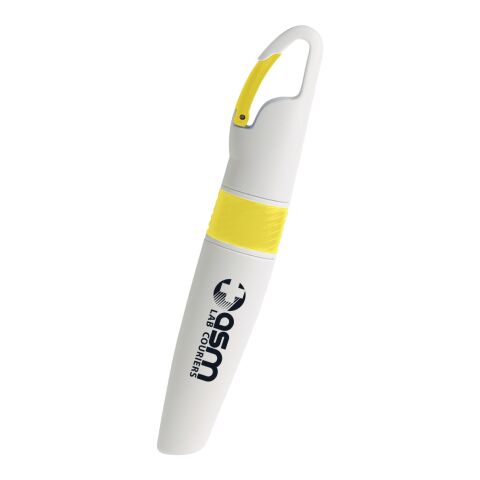 Carabiner Highlighter White Yellow | No Imprint | not available | not available