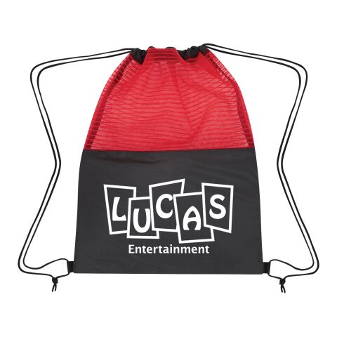 Sheer Mesh Pinstripe Sports Pack Red | No Imprint | not available | not available