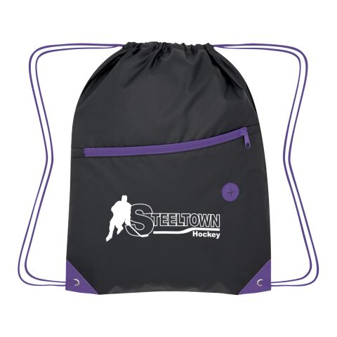 Color Pop Drawstring Bag Purple | No Imprint | not available | not available