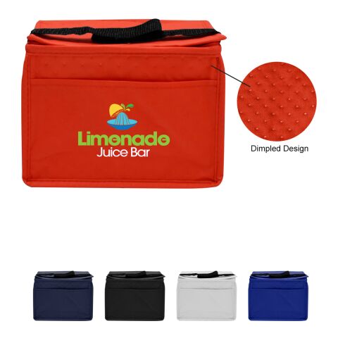 Dimples Non-Woven Cooler Bag Standard | White | No Imprint | not available | not available