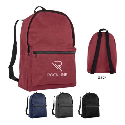 Boardwalk Heathered Backpack Standard | Black | No Imprint | not available | not available