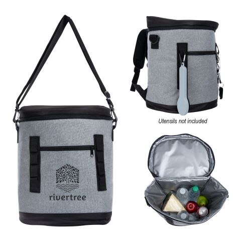 Happy Camper Cooler Backpack Gray | No Imprint | not available | not available
