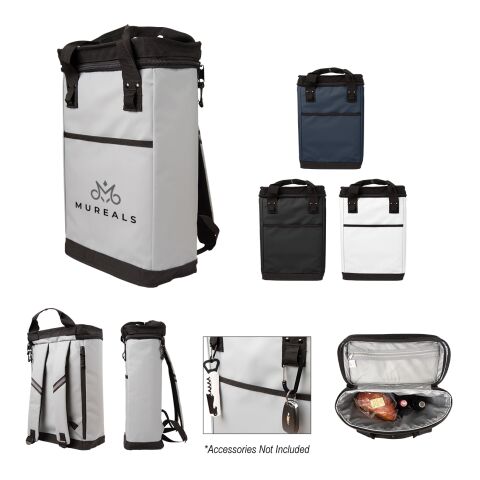SUMMIT 24 CAN COOLER BACKPACK Black | No Imprint | not available | not available