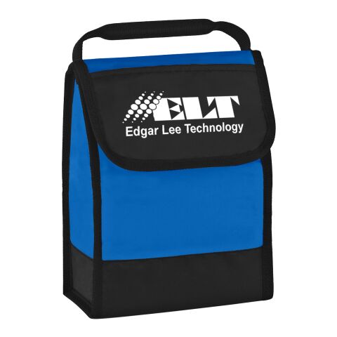 Folding Identification Lunch Bag Royal Blue