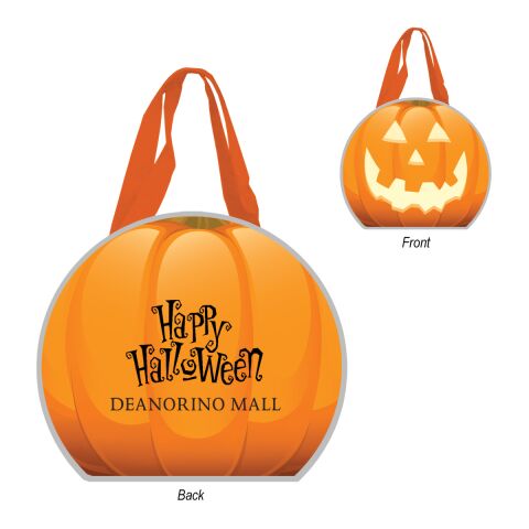 Reflective Halloween Pumpkin Tote Bag Orange | No Imprint | not available | not available