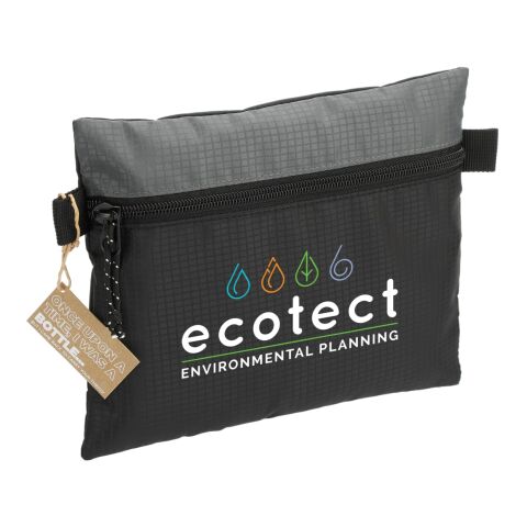 NBN Trailhead Recycled Zip Pouch Black-Gray | No Imprint | not available | not available