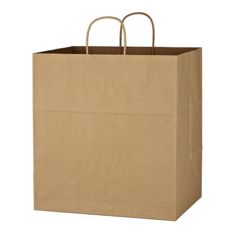 Kraft Paper Brown Shopping Bag - 14&quot; x 15&quot; Beige | No Imprint | not available | not available