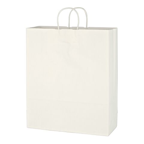 Kraft Paper White Shopping Bag - 16&quot; x 19&quot; White | No Imprint | not available | not available