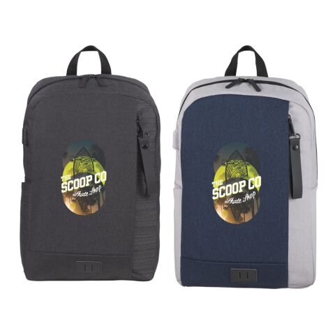 NBN Whitby Slim 15" Computer Backpack w/ USB Port Charcoal