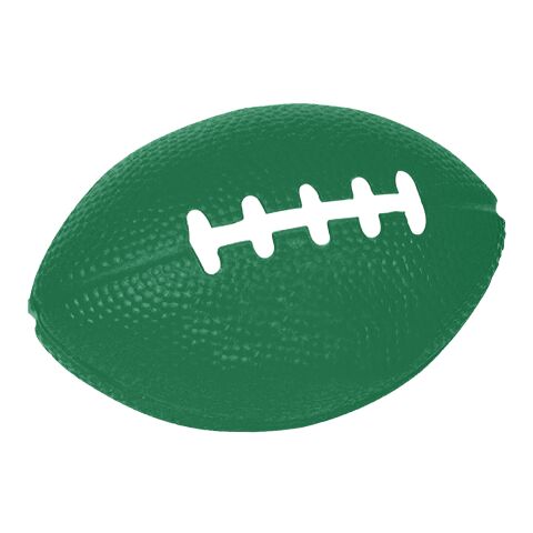 Football Shape Stress Reliever Forest Green