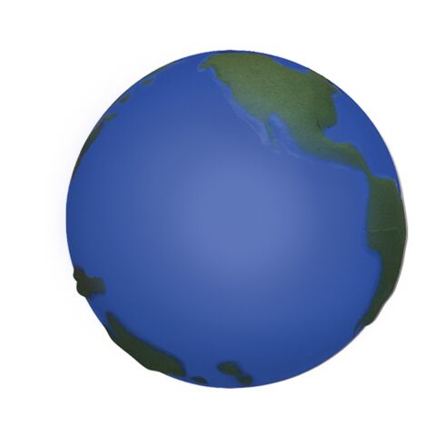 Globe Shape Stress Reliever Blue | No Imprint | not available | not available