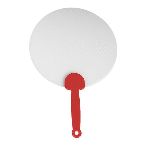 Plastic Hand Fan Red | No Imprint | not available | not available