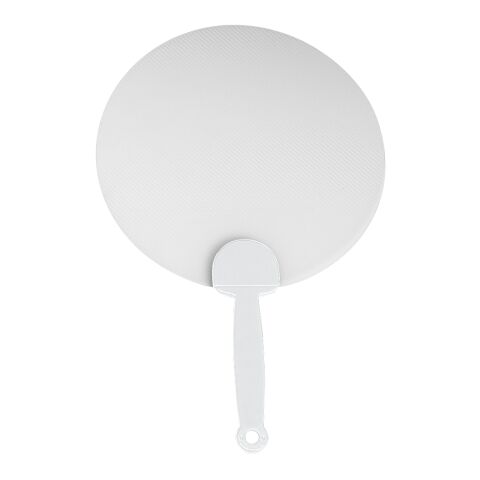 Plastic Hand Fan White