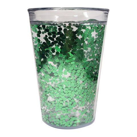 15 Oz. Shimmer Glitter Tumbler Green | No Imprint | not available | not available