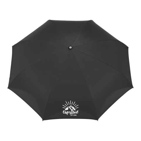 48" Recycled  Manual Inversion Umbrella Black