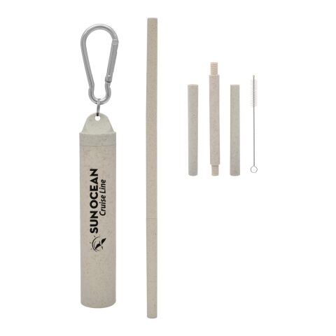 Buildable Wheat Straw Kit In Travel Case Beige
