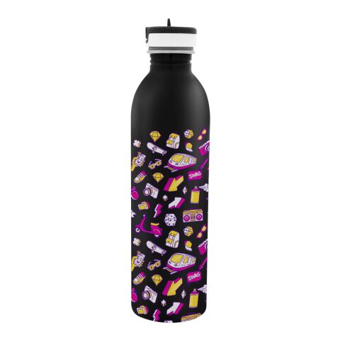 24 Oz. Full Color Stainless Steel Newcastle Bottle Black | No Imprint | not available | not available