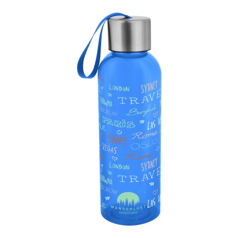 20 Oz. Full Color Jaclyn rPET Bottle Translucent Blue | No Imprint | not available | not available