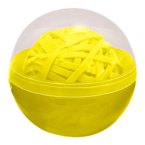 Rubber Band Ball in Case Yellow | No Imprint | not available | not available