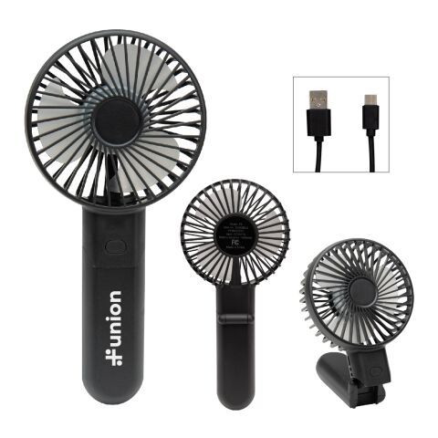 Bend &amp; Snap Rechargeable Fan Black | No Imprint | not available | not available